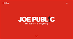 Desktop Screenshot of joepublicmarketing.com